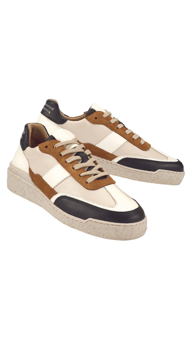 Sachabbildung von einem paar gestreifter Sneaker