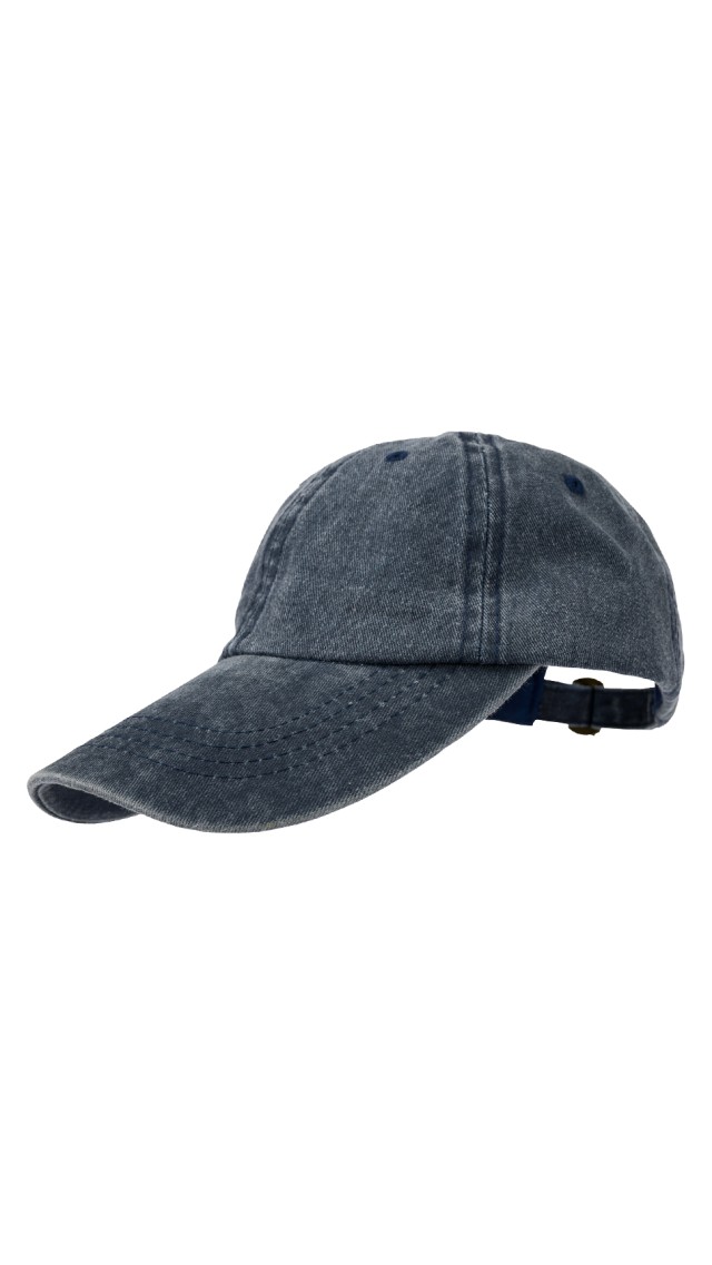 Sachabbildung einer Basecap im used look.