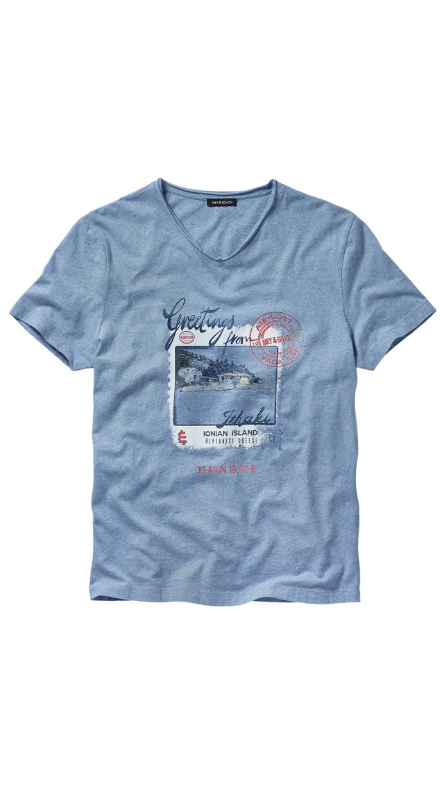 Sachabbildung eines T-Shirts mit Print Verlauf