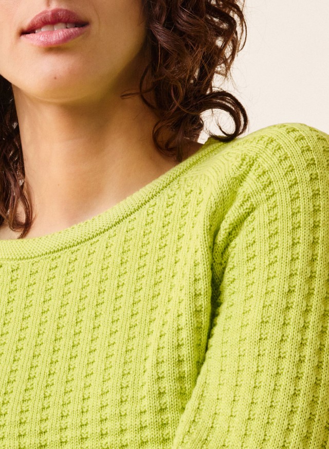 Abbildung Oberkörper Dame in Pullover